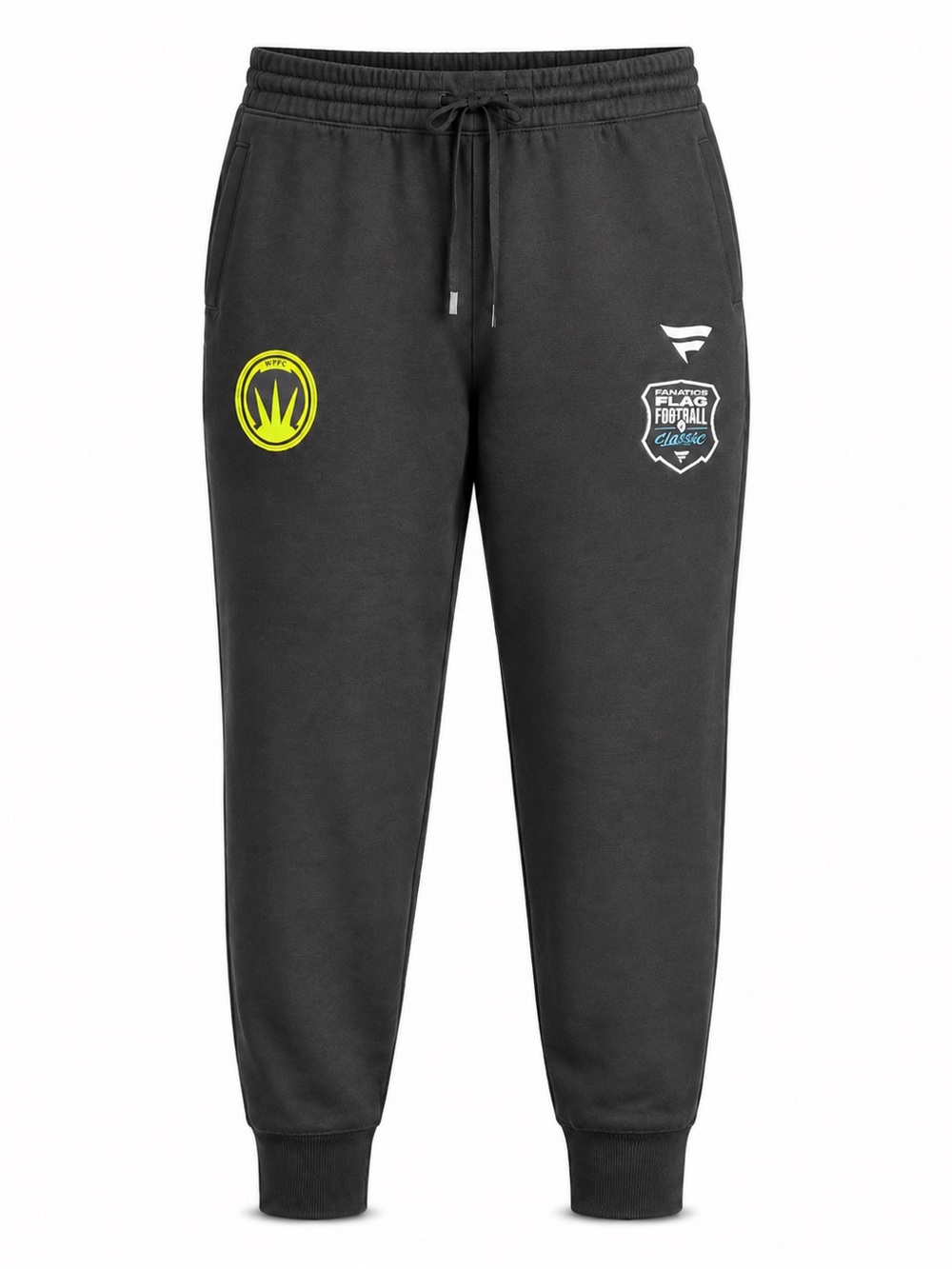 Fanatics Black Jogger Pants with Neon Accent